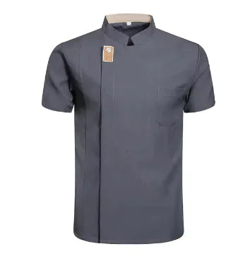 Chef Jacket Short Sleeve Kitchen Uniform