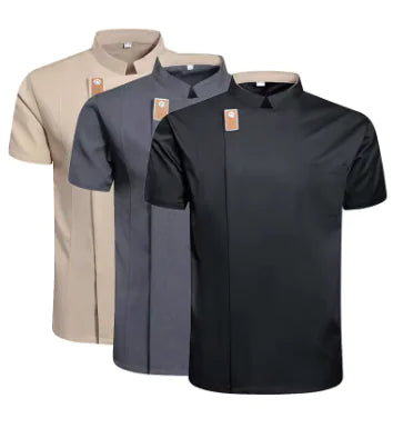 Chef Jacket Short Sleeve Kitchen Uniform