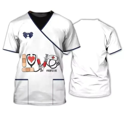 Funny Cosplay T-shirts for Nurses and Healthcare Workers