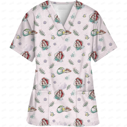 Women's Nursing Clothing High-quality Disney Print Top Accessories