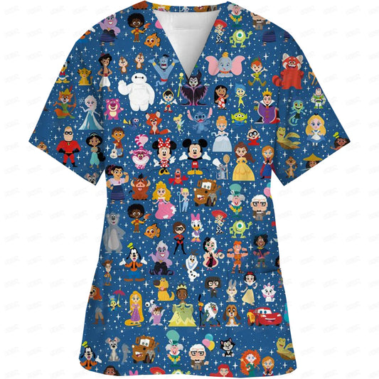 Women's Nursing Clothing High-quality Disney Print Top Accessories