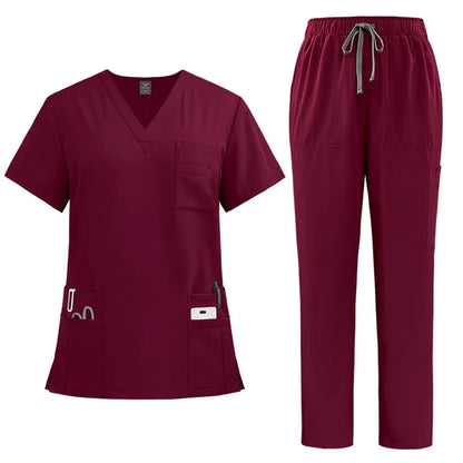 Classic New Nurse Scrubs Set Men Nurse Accessories Medical Uniform